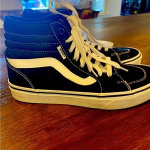 Vans Sk8-Hi Women’s Black White Sneakers NEW NO BOX Size 7